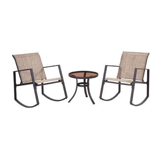 Liberty Garden Ss K 601 1erc 3bn Brown 3 Piece Patio Set