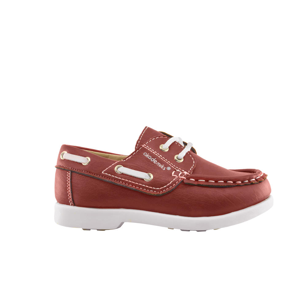 AKADEMIKS Boys' Mick-03 Red Boat Shoes