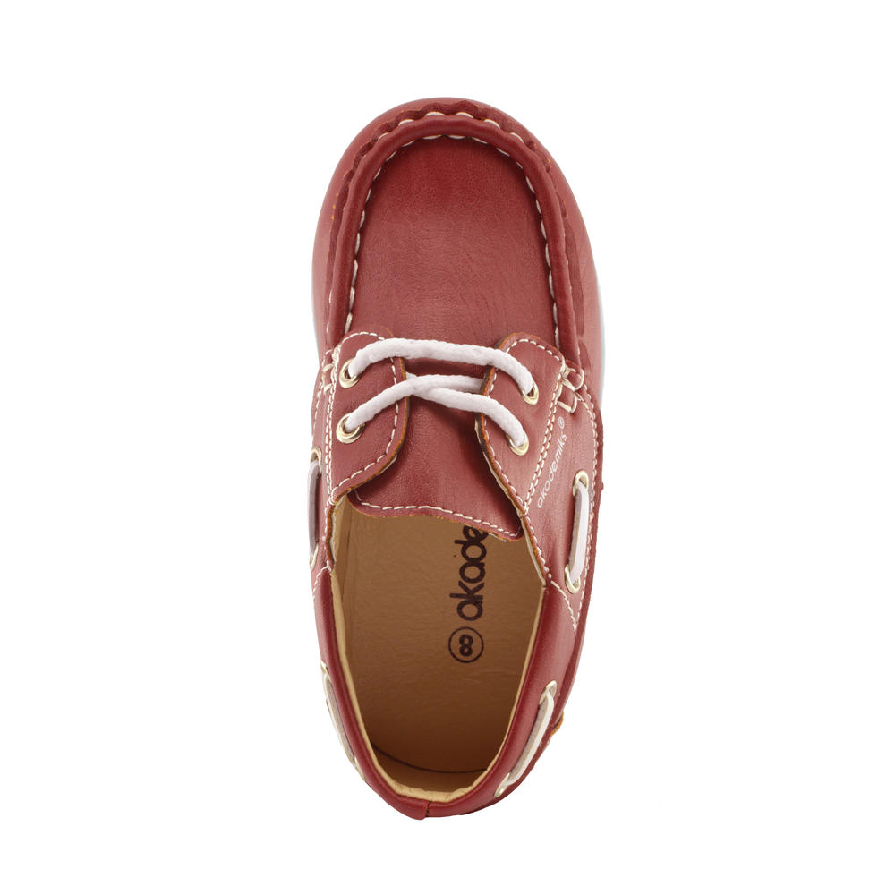 AKADEMIKS Boys' Mick-03 Red Boat Shoes