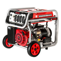 A-iPower Key Auto Accessories SUA9000E 9000W Portable Gasoline Powered Generator with Electric Start