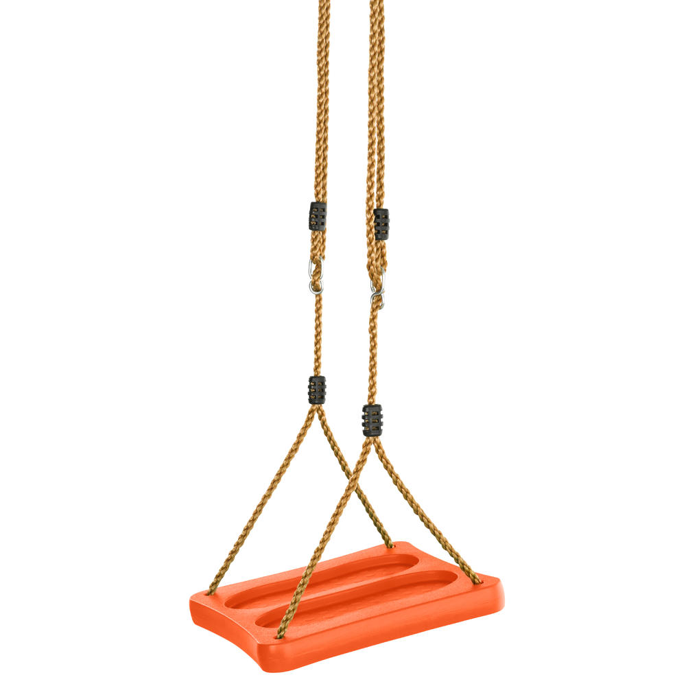 Swingan  - One Of A Kind Standing Swing With Adjustable Ropes &#8211; Fully Assembled - Orange