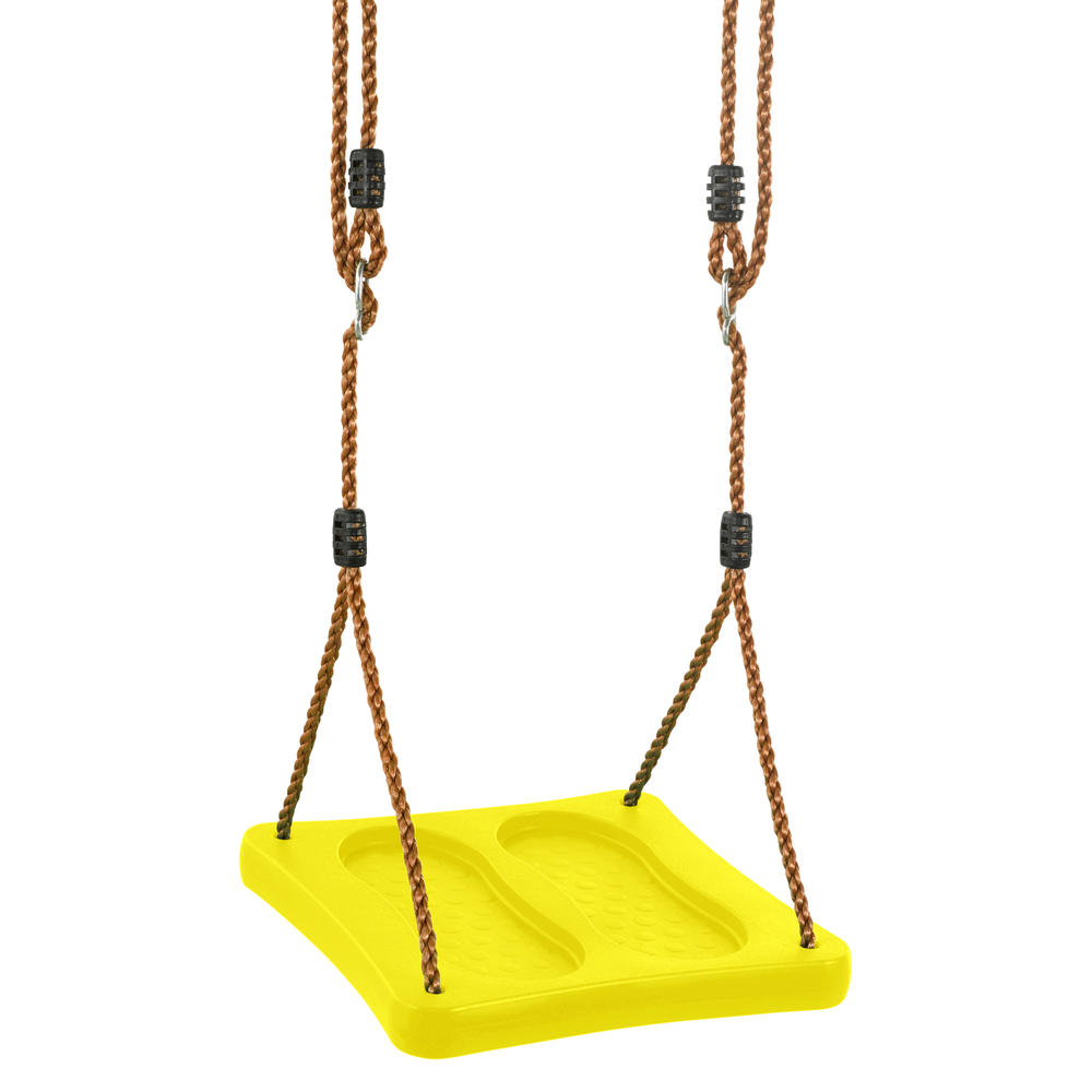 Swingan  &#8211; One Of A Kind Standing Swing With Adjustable Ropes &#8211; Fully Assembled - Yellow