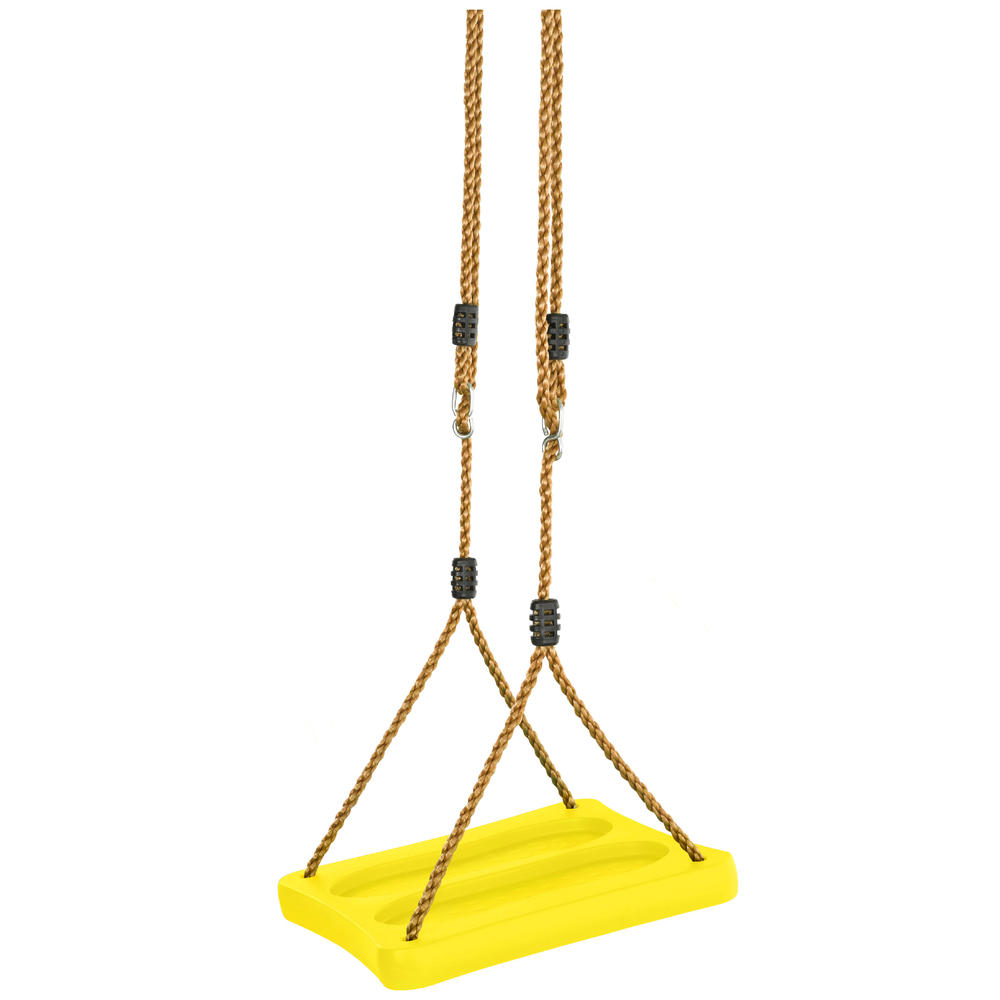 Swingan  - One Of A Kind Standing Swing With Adjustable Ropes &#8211; Fully Assembled - Yellow