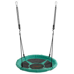 Swingan - 37.5" Super Fun Nest Swing with Adjustable Ropes - Solid Fabric Seat Design