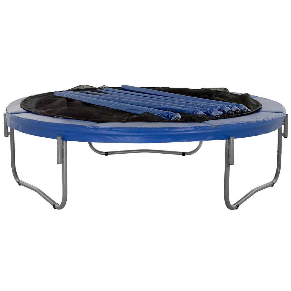 SKYTRIC  8' Trampoline with Top Ring Enclosure System equipped with the &#8220; EASY ASSEMBLE FEATURE"