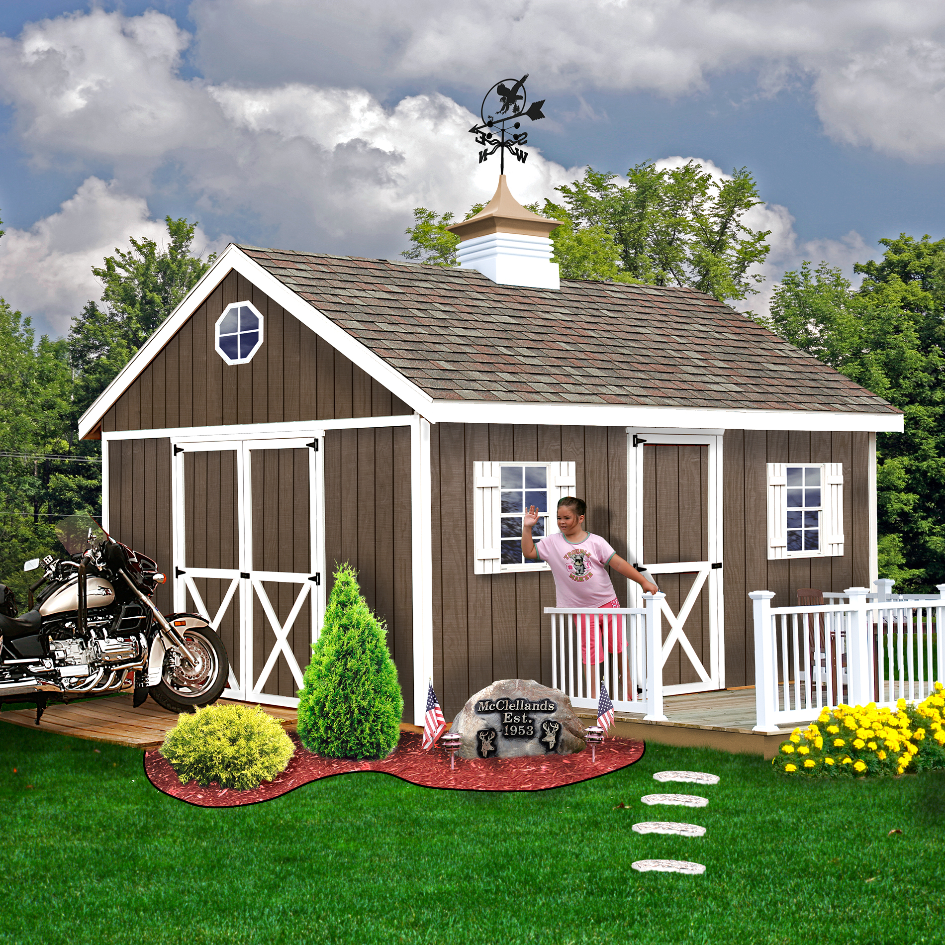 Best Barns easton1216 12' x 16' Easton Storage Shed Kit