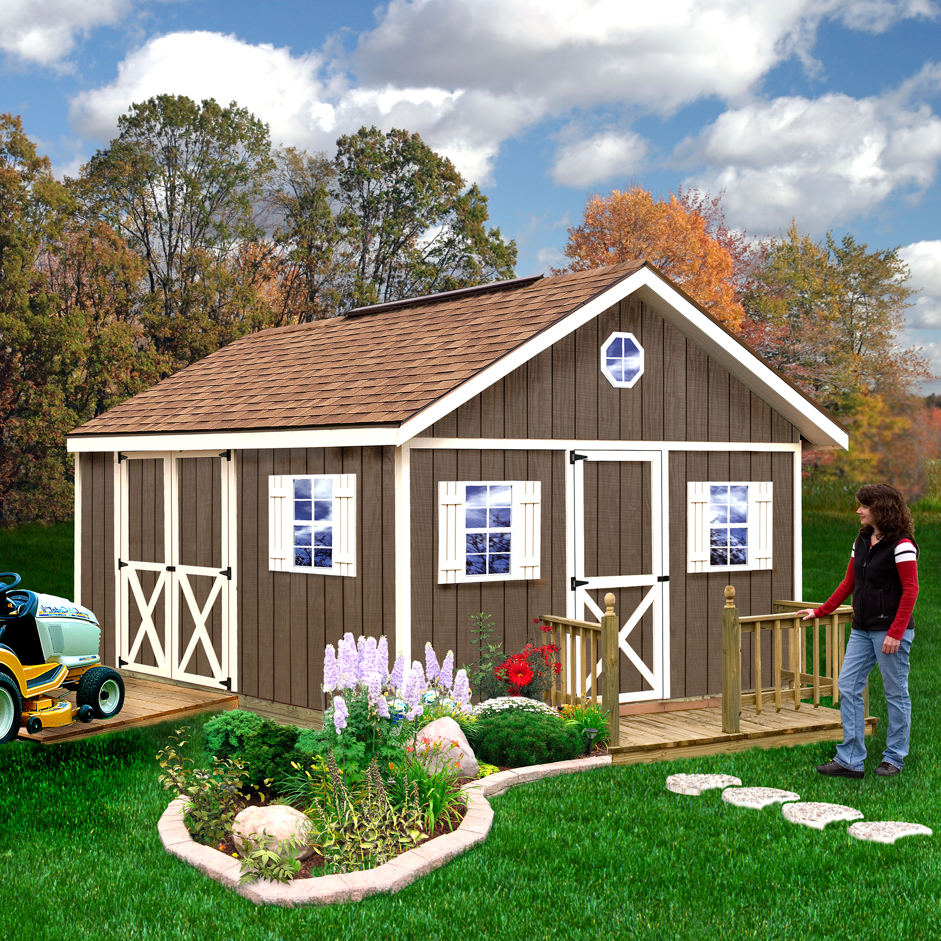 Best Barns fairview1216 12' x 16' Fairview Storage Shed Kit