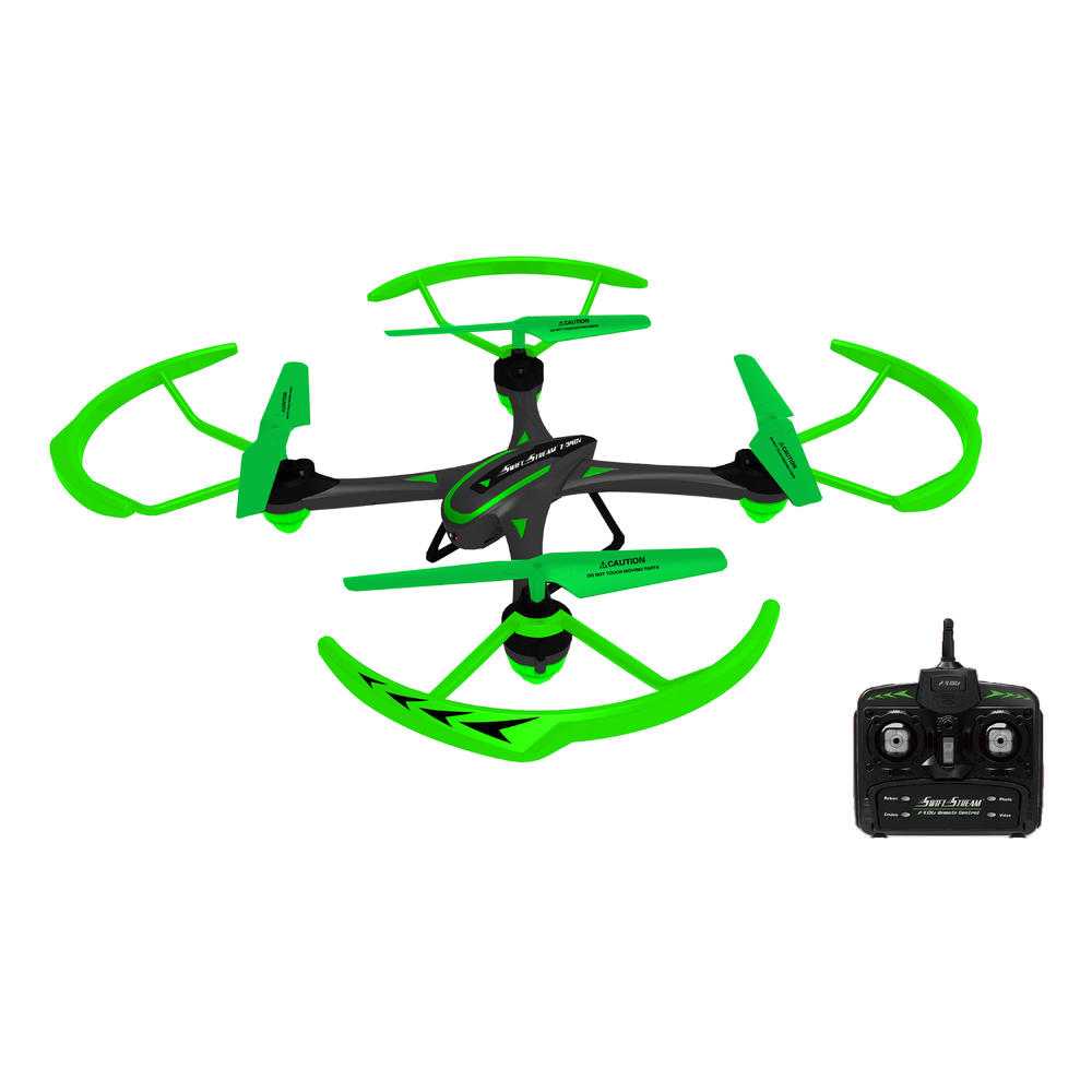SwiftStream RC Z-34CV Drone w/ Built-in Camera - Green