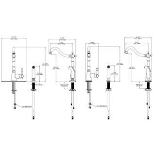 Design House 523217 Oakmont Kitchen Faucet With Sprayer 1 Handle Oil Rubbed Bronze Finish