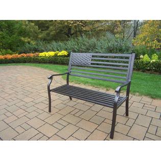 Oakland Living American Pride Bench - Outdoor Living - Patio ...