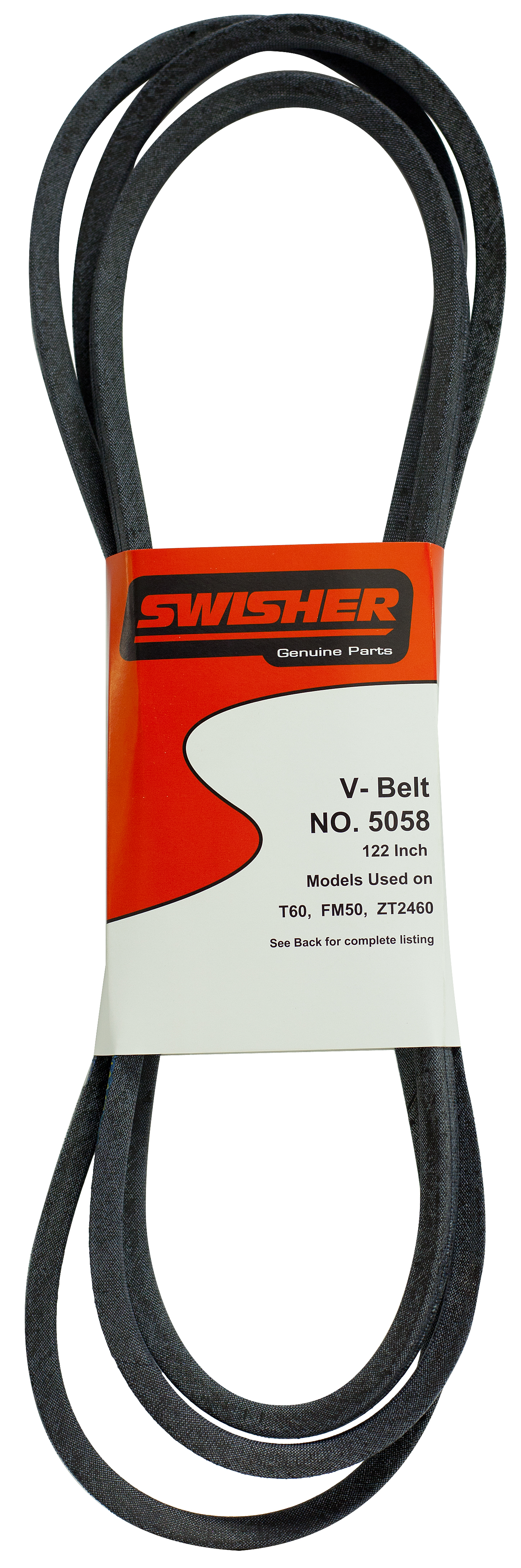 Swisher 5058 Replacement 122 in. Deck Belt for Select 60 in. Mowers