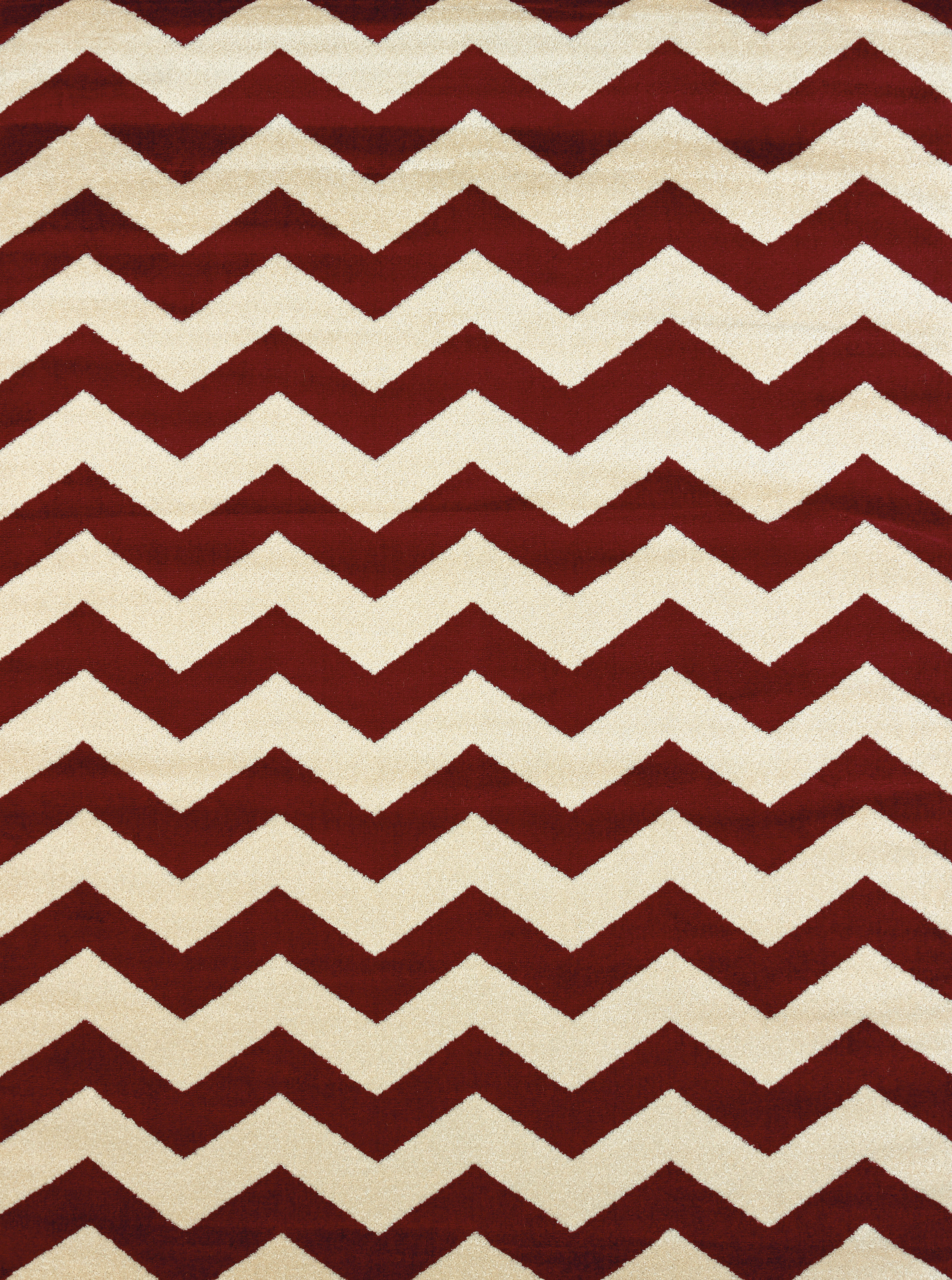 United Weavers of America Visions Chevron Red Area Rug
