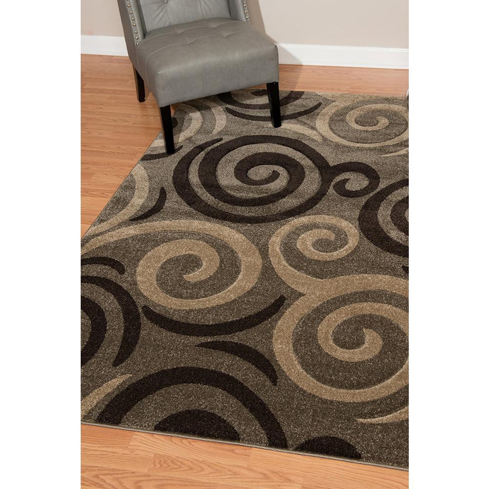United Weavers of America Townshend Collection Pinball Stone Area Rug