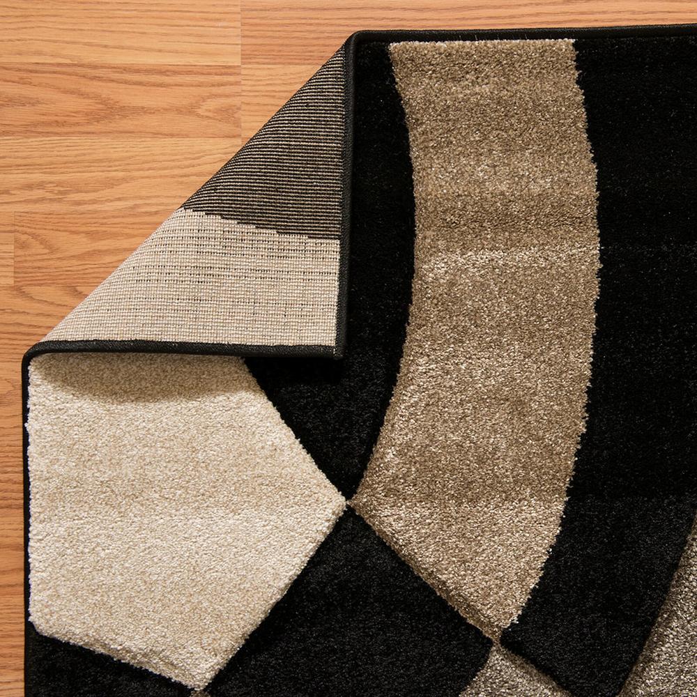United Weavers of America Townshend Collection Smash Black Area Rug