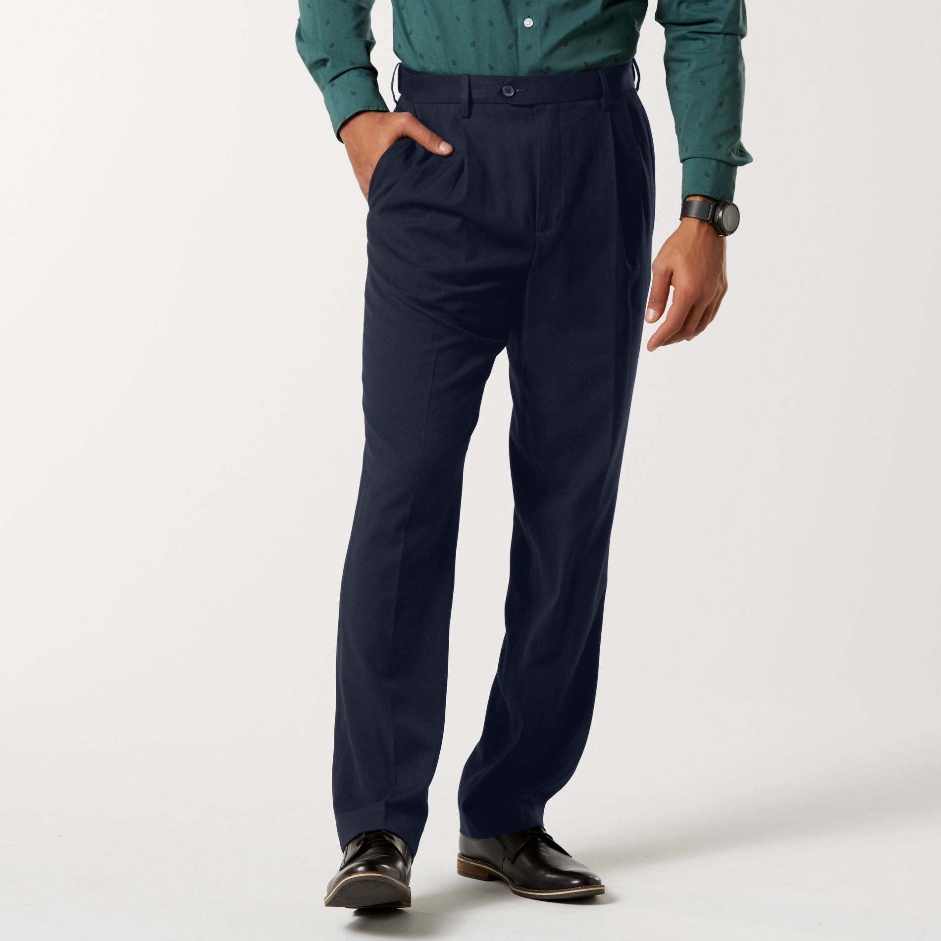 David Taylor Collection Men's Classic Fit Dress Pants