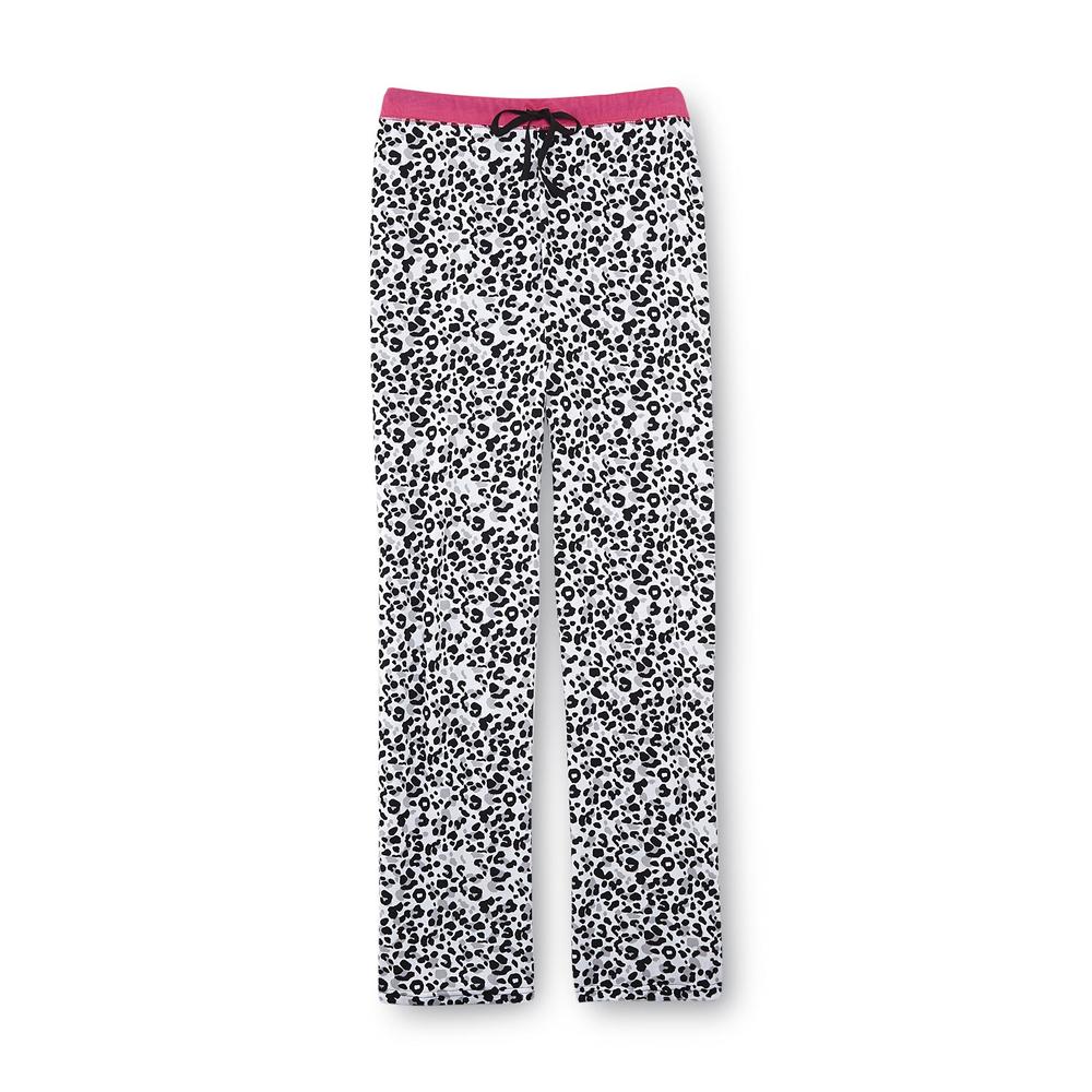 Joe Boxer Junior's Jersey Knit Lounge Pants - Leopard Print