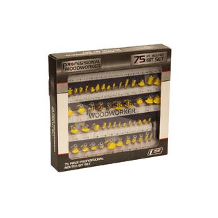 Professional Woodworker 75 Piece Router Bit Set