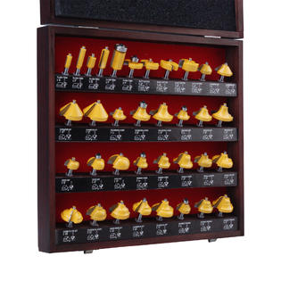 Professional Woodworker 35-Piece Steel Router Bit Set