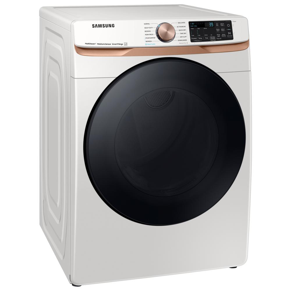 Samsung DVG50BG8300EA3 7.5 cu. ft. Smart Gas Dryer with Steam Sanitize+ and Sensor Dry - Ivory