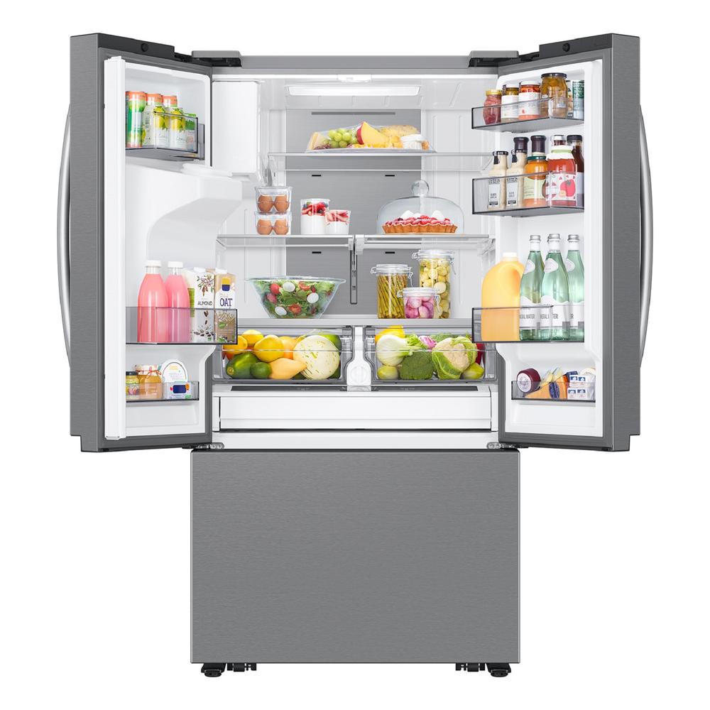 Samsung RF32CG5900SRAA 30 Cu. Ft. Mega Capacity 3 Door French Door Refrigerator With Family Hub In Stainless Steel