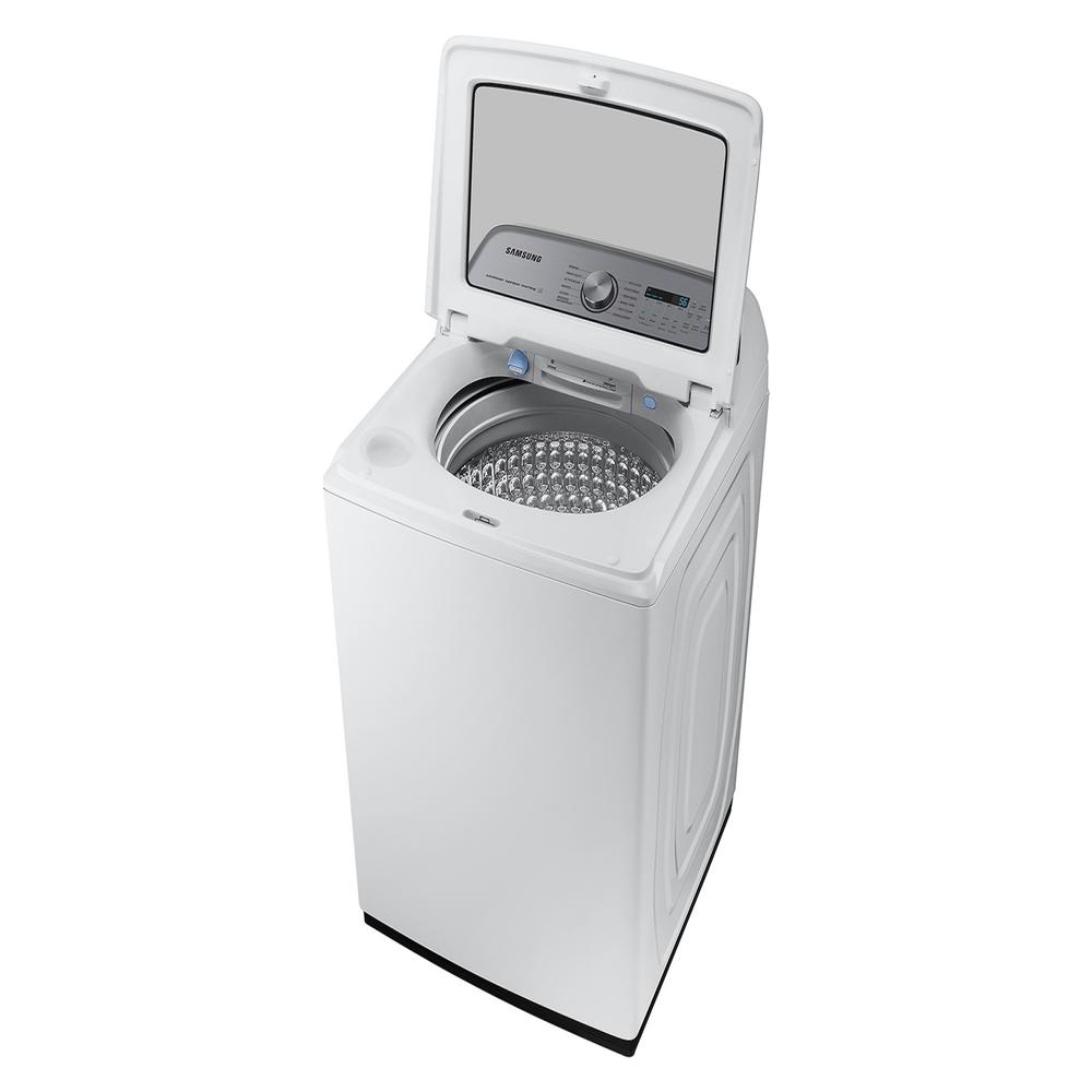 Samsung WA55CG7100AWUS 5.5 cu. ft. Extra-Large Capacity Smart Top Load Washer with Super Speed Wash in White