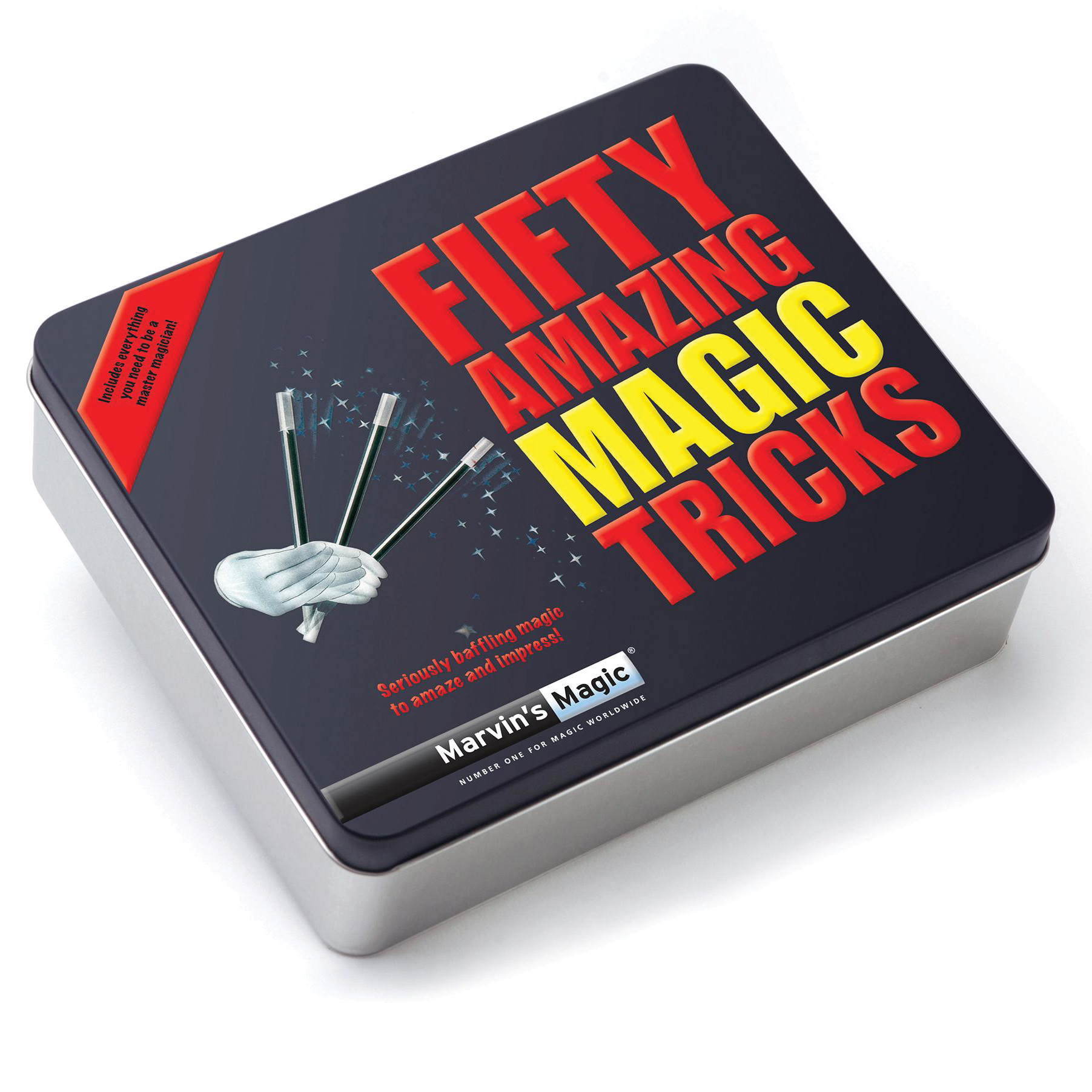 Marvin's Magic Fifty Amazing Magic Tricks (Tin)