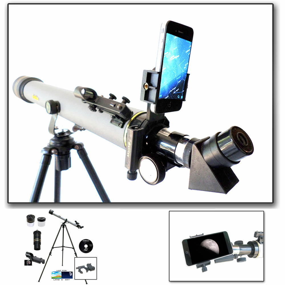 Cassini 800mmx60mm Day/Nite Refractor Telescope with Smartphone Adapter
