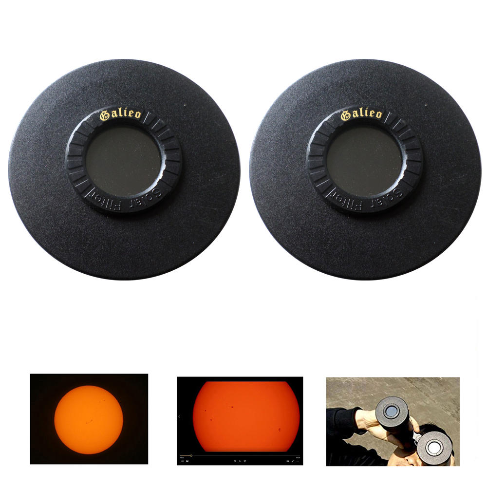 Galileo Solar Filter Caps for 50mm Binocular