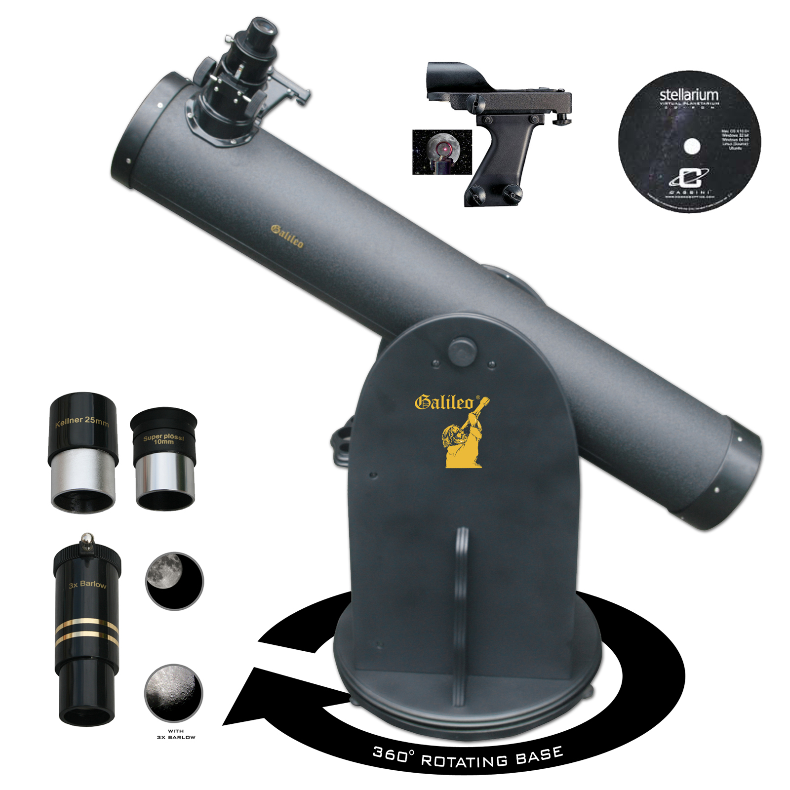 Galileo 1000mm x 135mm Dobsonian Telescope Shop Your Way Online