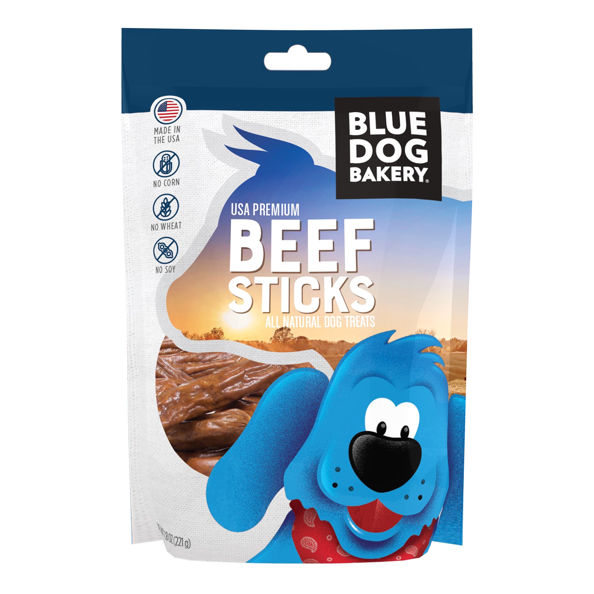 Blue Dog Bakery Beef Sticks, 7.8 Oz.