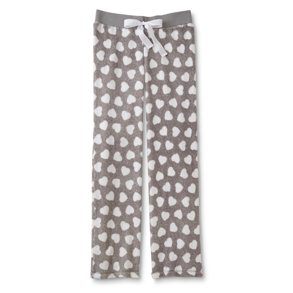 Joe Boxer Junior's Microfleece Pajama Pants - Heart Print