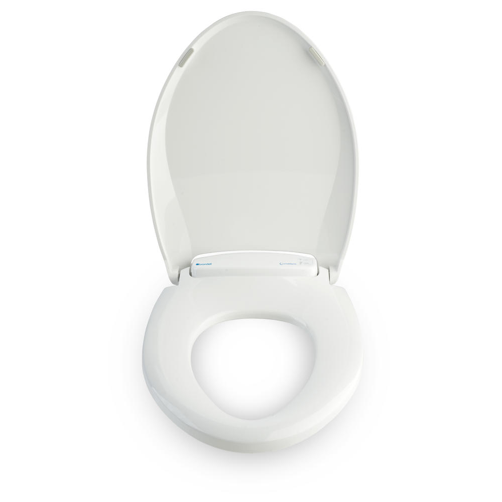 Brondell LumaWarm Heated Nightlight Toilet Seat-Elongated White