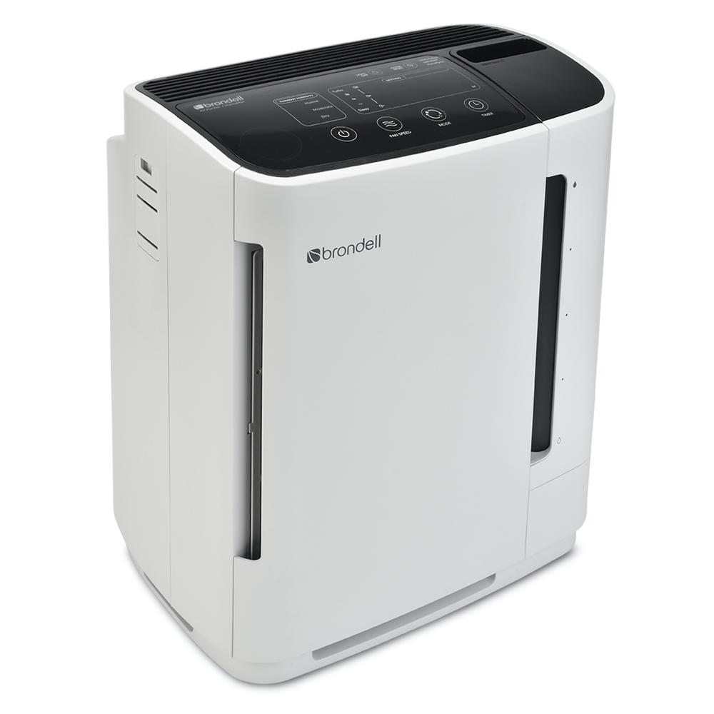 Brondell PR50-W  O2+ Revive TrueHEPA Air Purifier + Humidifier, White