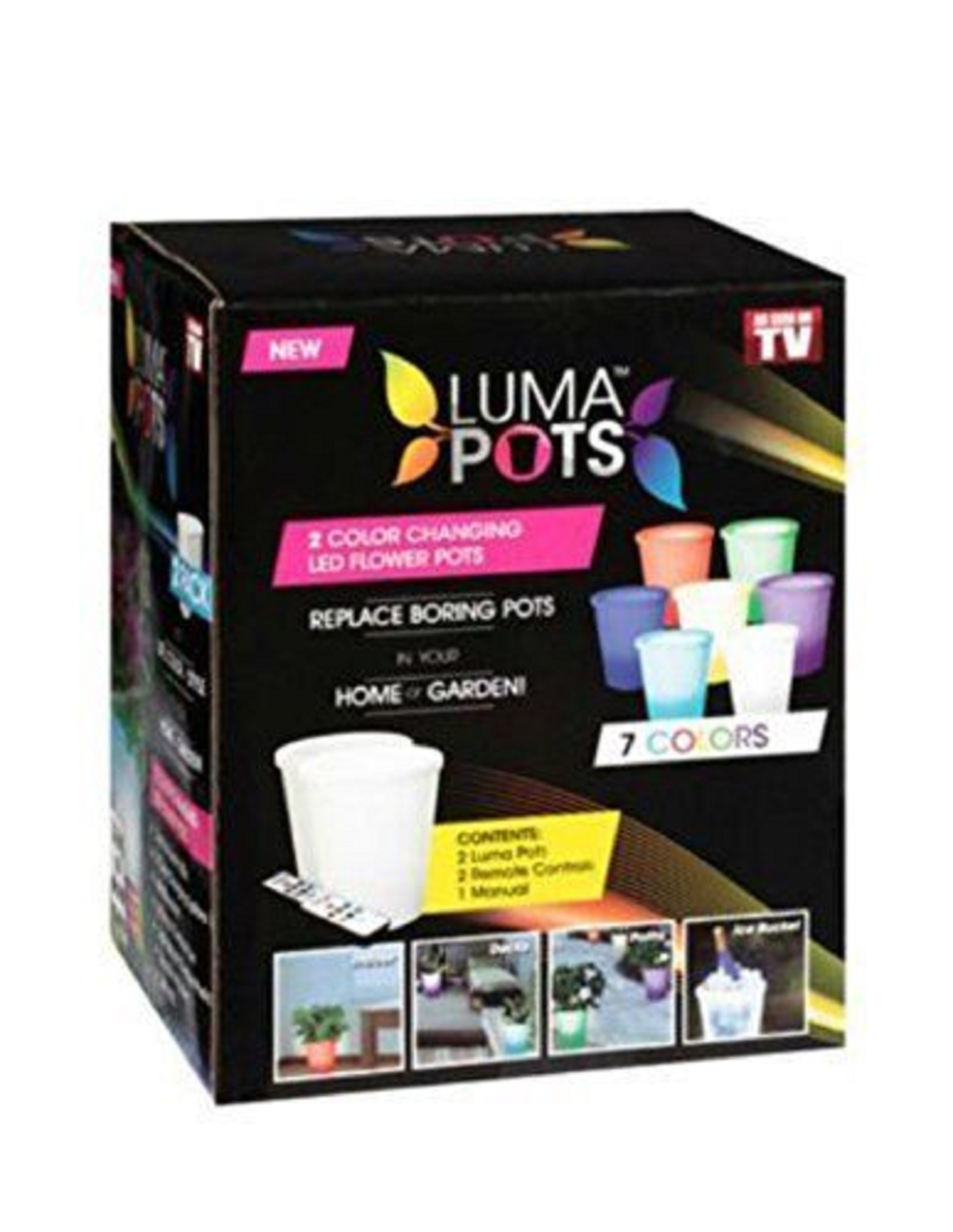 Sierra Color Changing LED Luma Pot - 2 pack