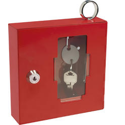 BARSKA Breakable Emergency Key Box, Red, Small