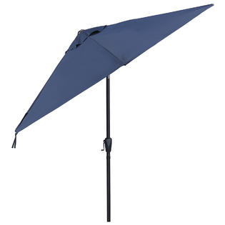 Essential Garden 9 Outdoor Patio Umbrella Blue