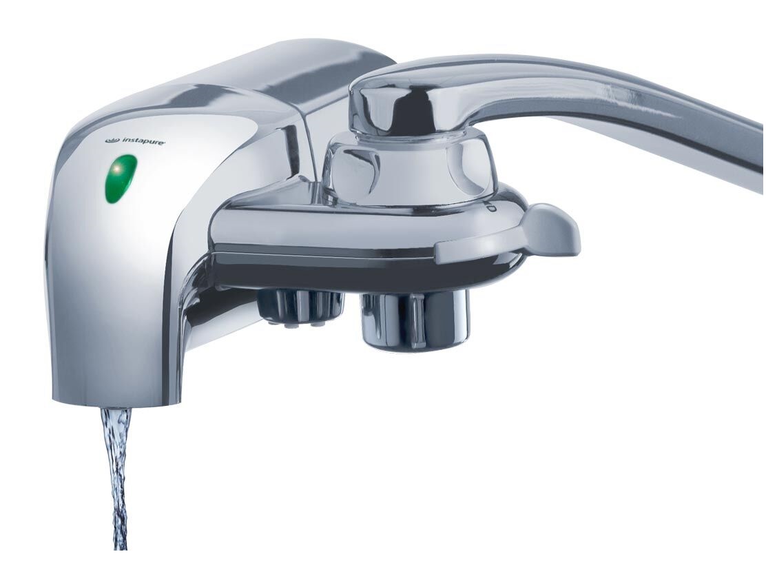 Pur Advanced Plus Horizontal Faucet Water Filter Chrome