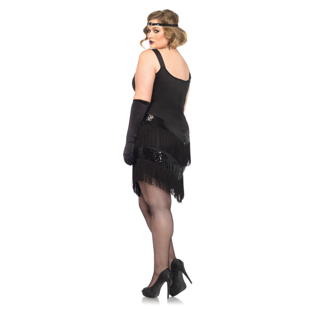 Leg Avenue Plus-Size 2 Piece Glamour Flapper Costume