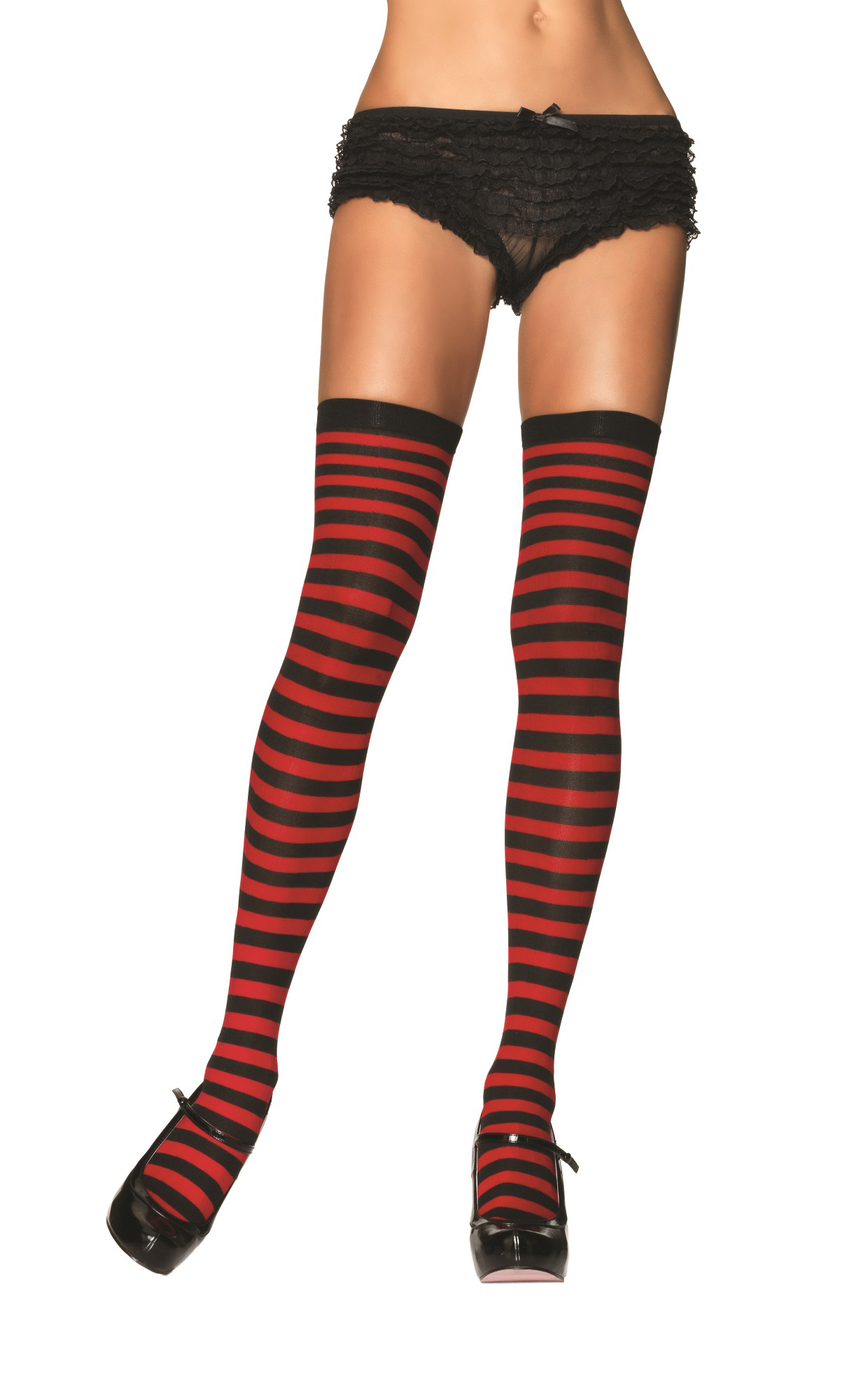 Leg Avenue Nylon Striped Stockings