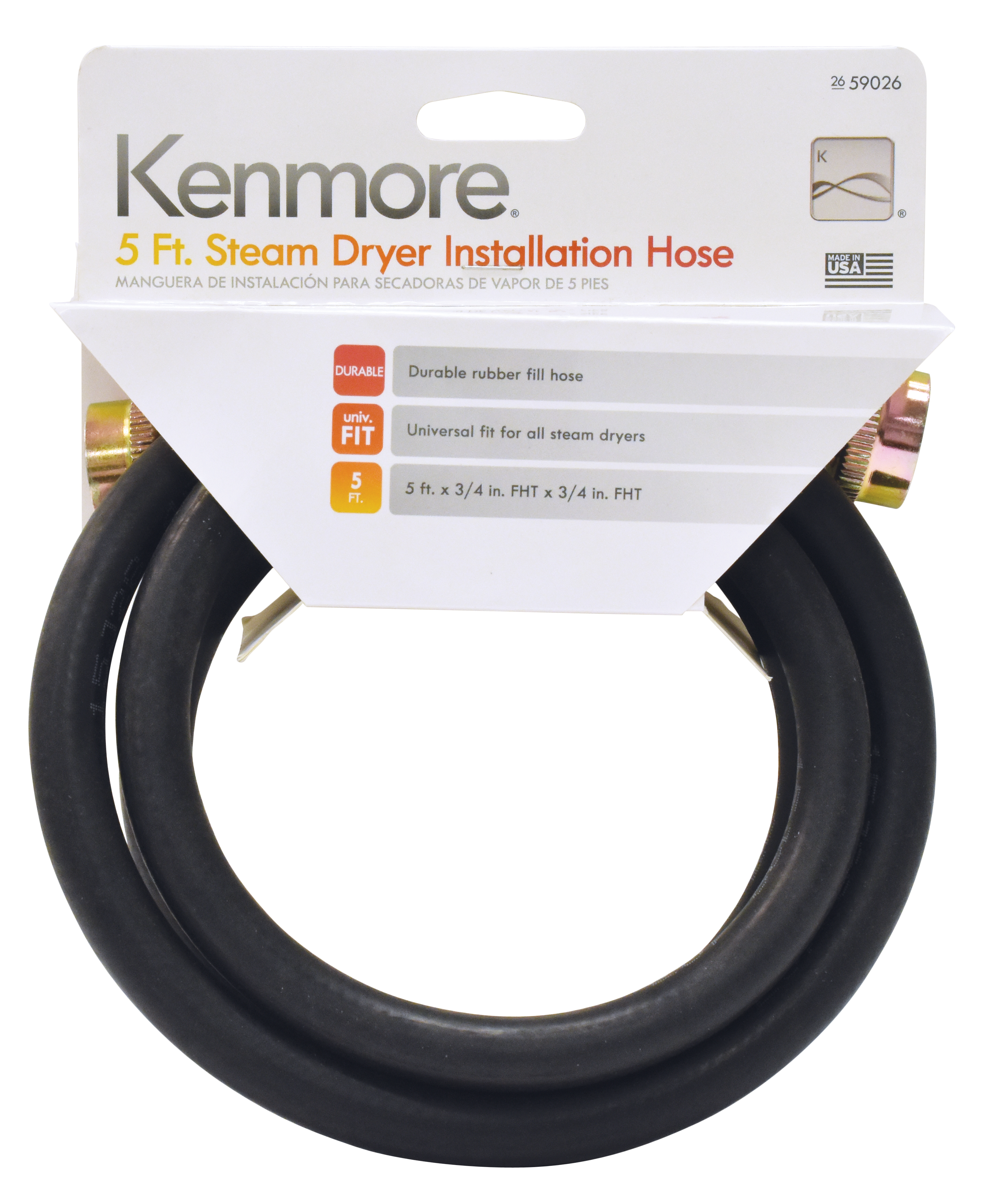 Kenmore 59026 5' Steam Dryer Installation Hose