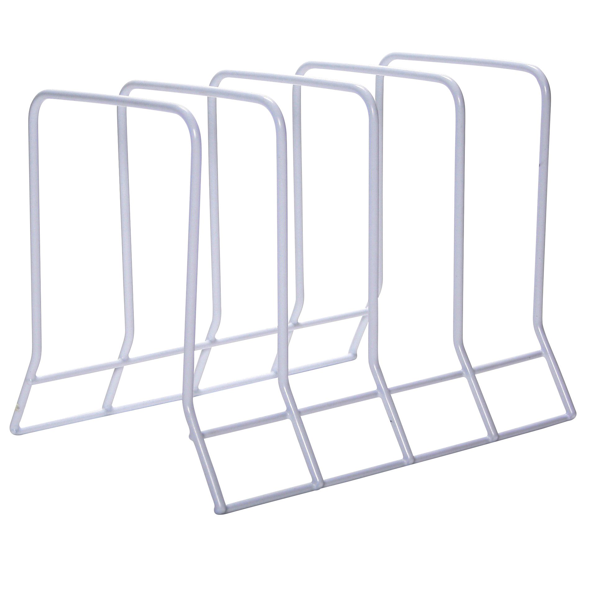 Essential Home Bakeware & Lid Storage Rack, White-S2M223-WHT-KMT Essential Home Bakeware & Lid Storage Rack, White-S2M223-WHT-KMT