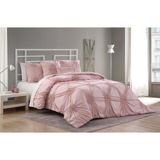 Essential Home 5pc Comforter Set Blush