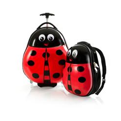 Heys America 13030-3087-00 18 in. Travel Tots Luggage with Backpack, Lady Bug - One Size