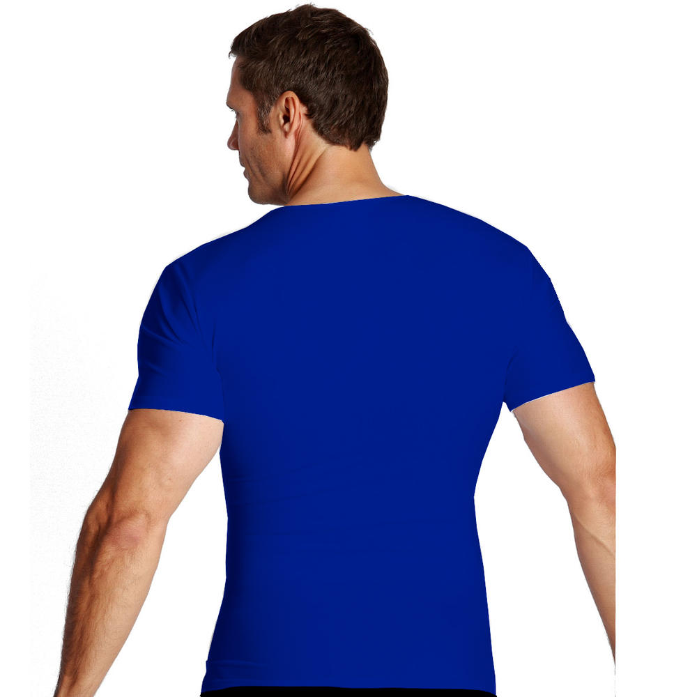 Insta Slim Compression short sleeve v-neck IS Pro t-shirt for men, look up to 5&#8221; slimmer instantly!