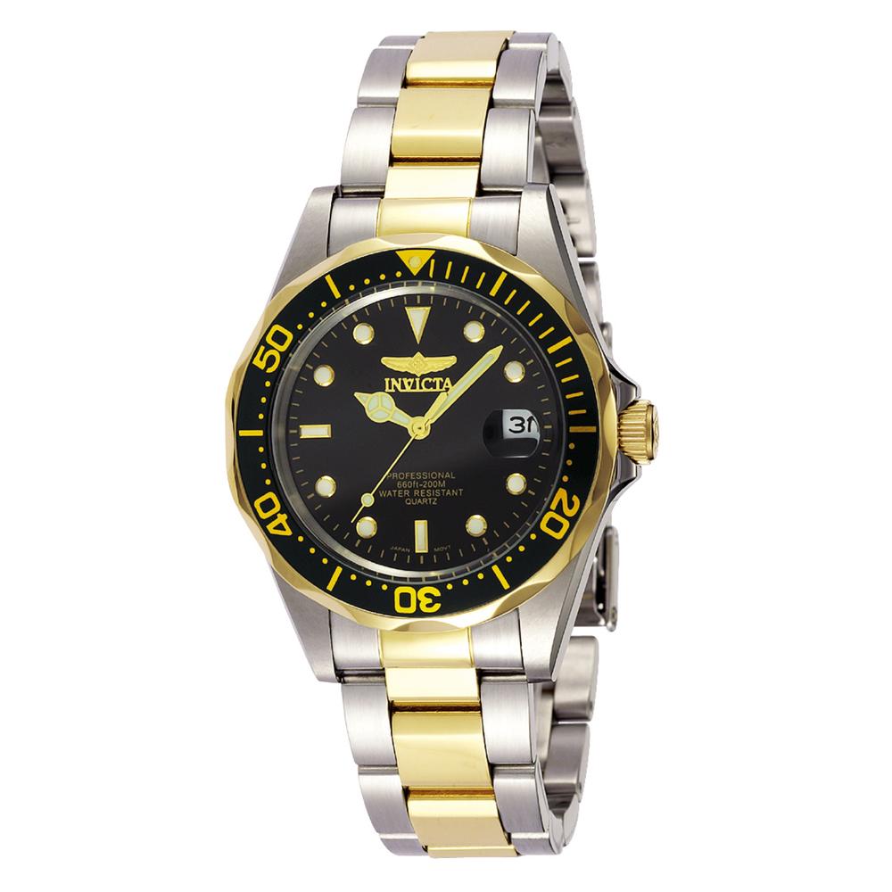 Men's Pro Diver 37.5mm Stainless Steel Gold Stainless Steel Dial PC32A Watch