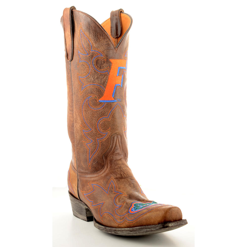 Gameday Boots Men's University of Florida Leather Boots - Wide Width