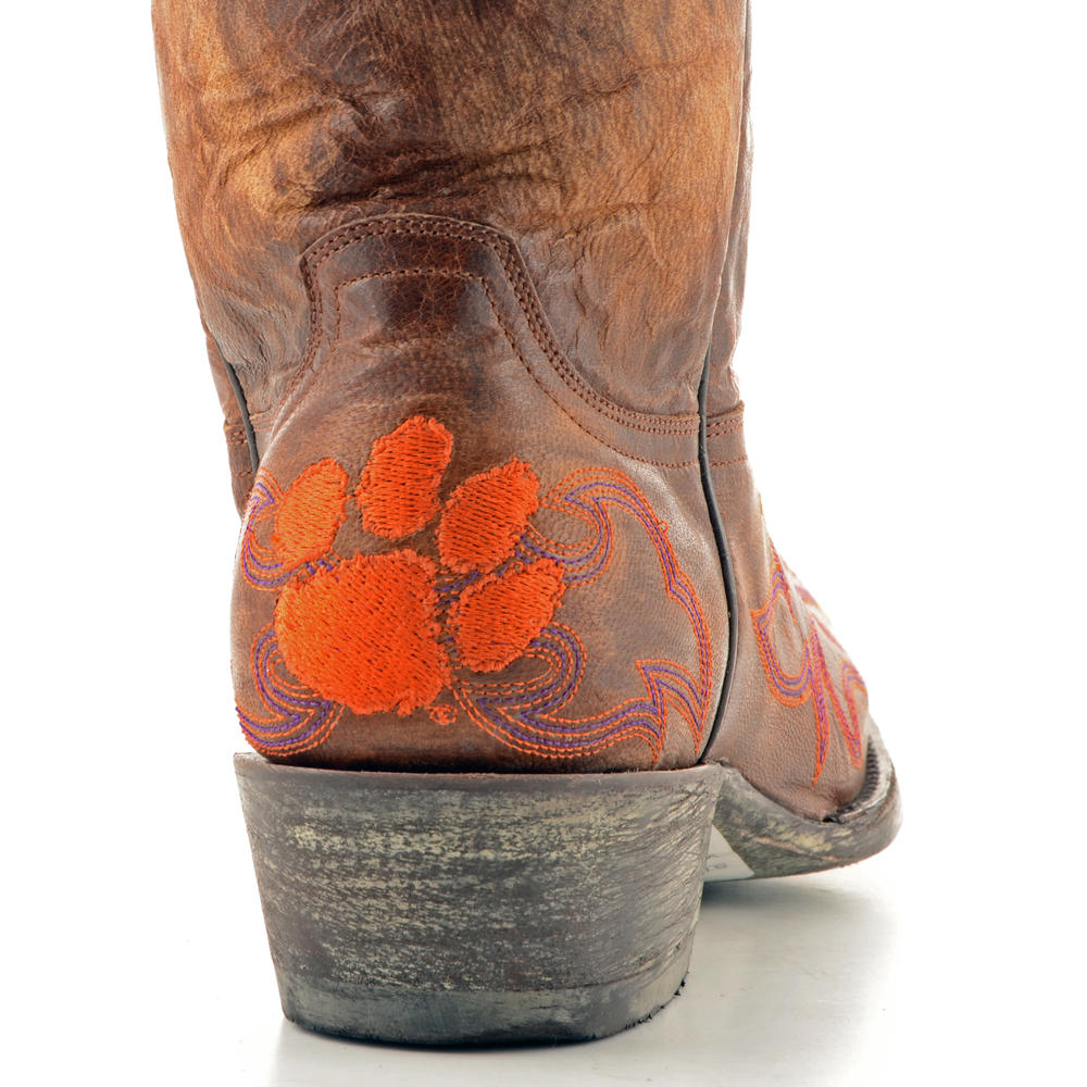 Gameday Boots Men's Clemson Leather Boots - Wide Width