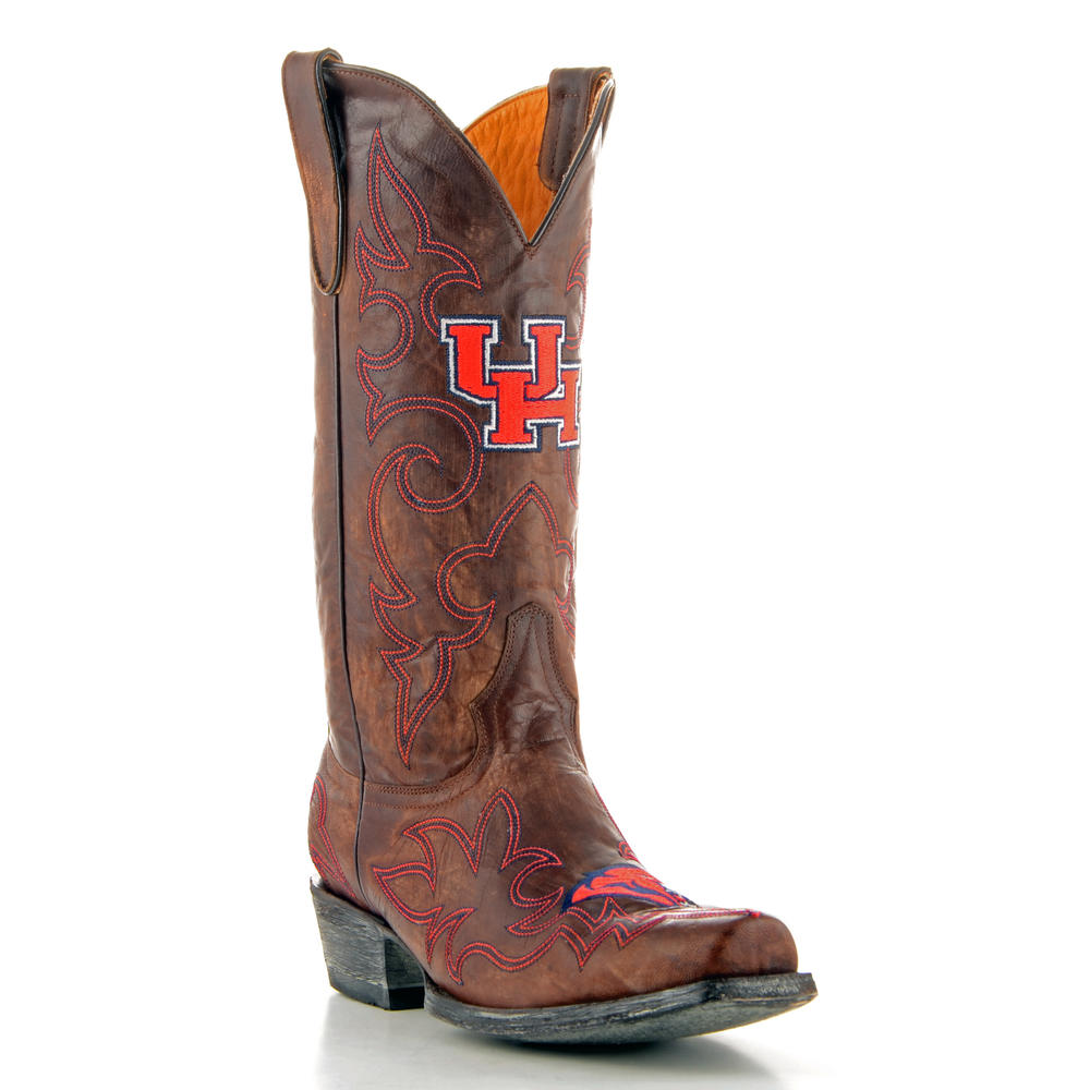 Gameday Boots Men's University of Houston Leather Boots - Wide Width