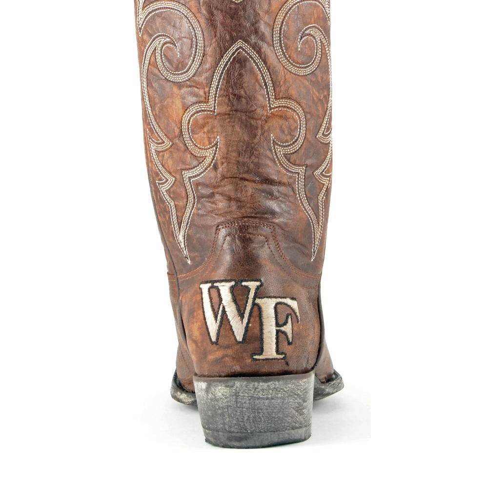 Gameday Boots Men's Wake Forest Leather Boots - Wide Width