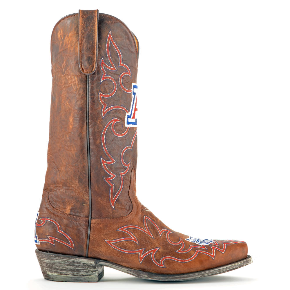 Gameday Boots Men's University of Arizona Leather Boots - Wide Width